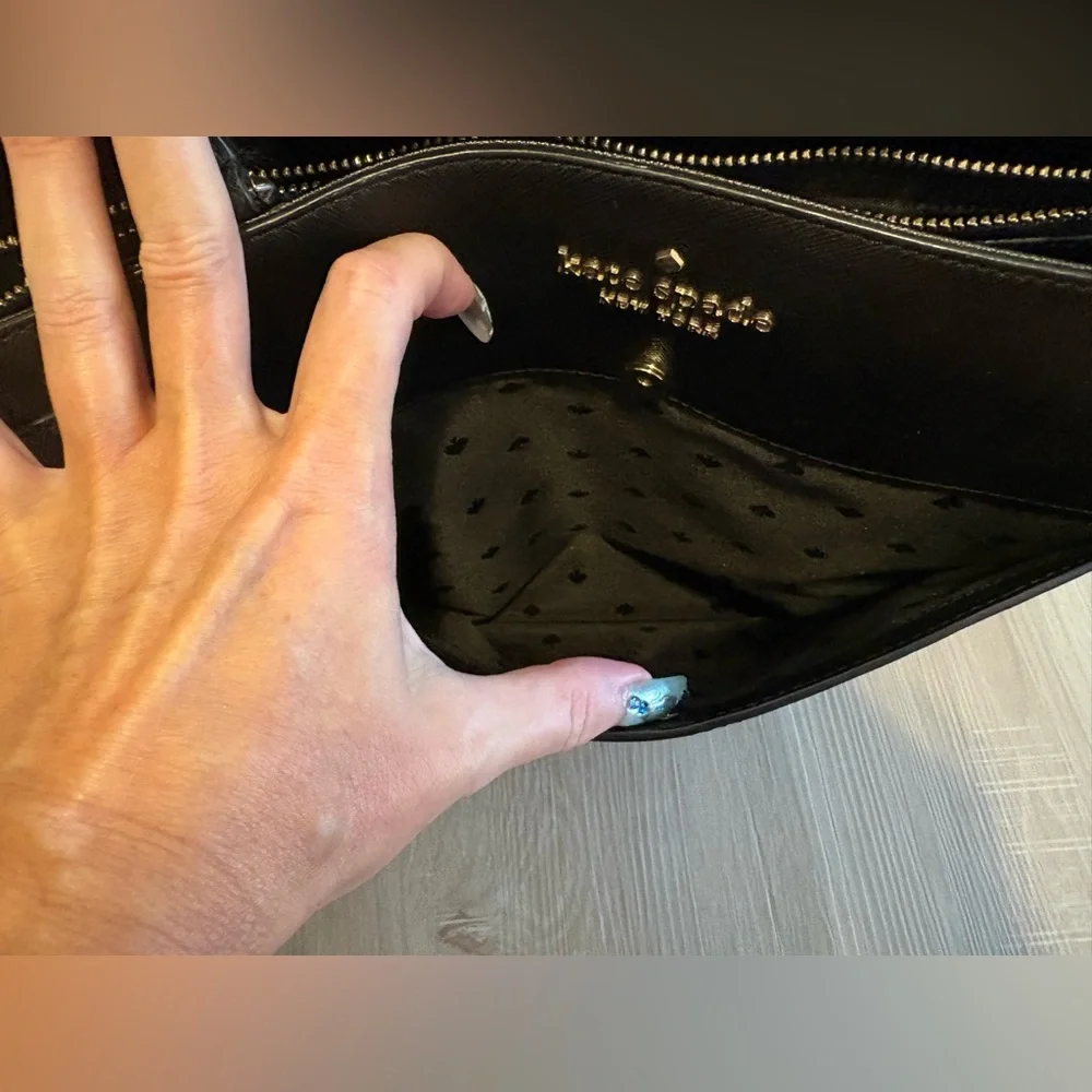 Kate Spade New York Black Staci Large Laptop Tote